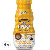 팔도 비빔장 버터간장소스, 200g, 4개