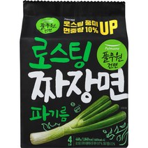 로스팅 짜장 파기름 라면 4p, 468g, 1개