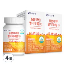 종합비타민 멀티미네랄 54g, 4개