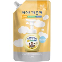 아이깨끗해 거품형 핸드솝 순 리필, 600ml, 1개