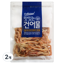 해맑은푸드 바베큐 조미오징어, 300g, 2개