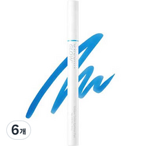 유니콘글로우 유니크 컬러 아이라이너 0.6g, 04 페트리커, 6개