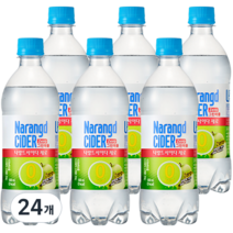 나랑드사이다 제로 그린애플, 500ml, 24개