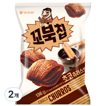 오리온 꼬북칩 초코츄러스맛, 136g, 2개