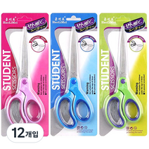 블루마토 가위 B HLM-B017, 랜덤 발송, 12개입