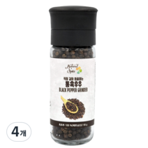 내츄럴스파이스 직접 갈아 사용하는 통후추 그라인더, 55g, 4개