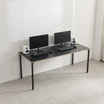 하우스틸 에스트 심플 컴퓨터 데스크, 블랙