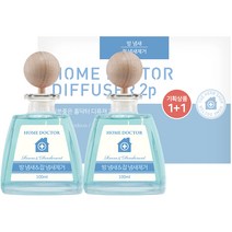 기분좋은 홈닥터 디퓨저 100ml 1 + 1, 1세트, 방 냄새 앤 잡 냄새제거(아쿠아체리블라썸)