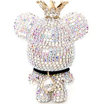 도그독 차량용 방향제 큐빅베어 실버 C NO 5 파우더리, 1개