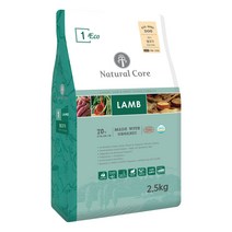 네츄럴코어 전연령 에코1 유기농 70% 중간입자 강아지사료, 2.5kg, 1개