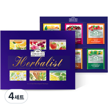 아마드티 셀렉션 허브차 세트 + 쇼핑 백, 6종, 4세트
