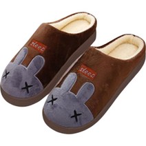 조아홈리빙 폼폼허니 거실 실내화, 브라운