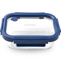 파이렉스 스팀 앤 올 글라스 밀폐용기 직사각 640ml, 단품, 1개