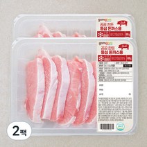 곰곰 한돈 등심 돈까스용 (냉장), 600g, 2팩