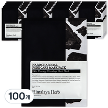 부케가르니 나드 차콜 모공 케어 마스크팩 25ml, 1개입, 100개