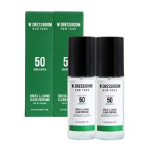 더블유드레스룸 드레스 & 리빙 클리어 퍼퓸 S2 70ml, No50 그린애플, 2개입