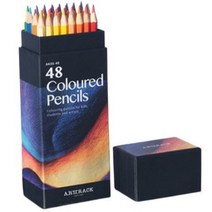 [지구표색연필] 퍼플빈 전문가용 고급 색연필, 48색, 1개
