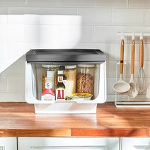 정리대장 슬라이딩 리빙박스, 차콜, 1개