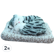 MEO 차량용 제습인형 고양이 회색 고양이, 1개입, 2개