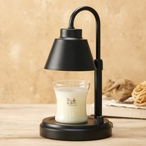 에인디 초초캔들워머 블랙+소이캔들150g 세트, 가든파티