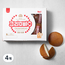 삼립 정통 크림빵 8개입, 600g, 4개