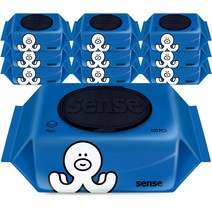 센스 물티슈 오키 캡형, 100매, 10팩