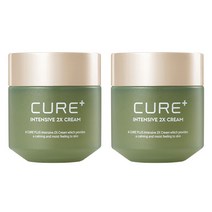 김정문알로에 큐어 인텐시브 2X크림 50g x 2p + 체험키트, 1세트