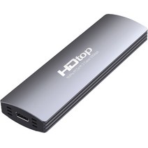 [하드디스크보관케이스] 에이치디탑 USB C타입 SSD M.2 NVME 10Gb 외장 하드케이스 HT-3C051
