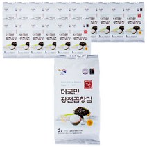 더국민 현미유 광천곱창김, 5g, 16개입