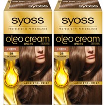 사이오스 올레오 프리미엄 새치커버 염모제, 2B 누드베이지, 2개입