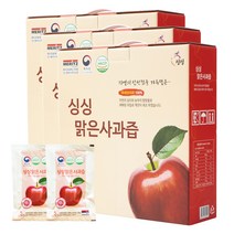 싱싱 맑은 사과즙, 150개입, 100ml