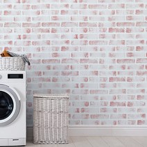 폼드림하우스 접착식 단열벽지 고급형, 브릭레드와인