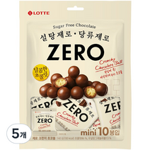 제로 크런치 초코볼 10p, 5개, 140g