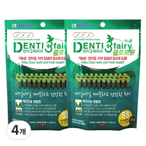 포켄스 덴티3페어리 클로로필 덴탈껌 SS 120g, 타피오카, 4개