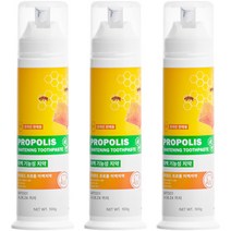 닥터로드 프로폴리스 구취 치석 케어 미백치약, 100g x 3개