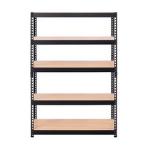 스피드랙 V2 선반 5단 1200 x 300 x 1800 mm, 블랙(앵글)