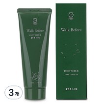 클풋 풋 스크럽 150ml, 3개, 1개입