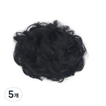 끌레오라미 당고머리 헤어 자동핀 대형, 검정, 5개