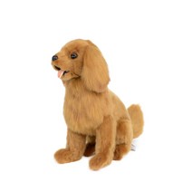 한사토이 동물인형 골든리트리버 Golden Retriever, 28cm, 갈색 (6184)
