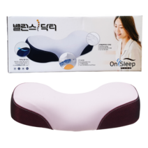 온슬립 플렉스 밸런스닥터 베개, 딥레드