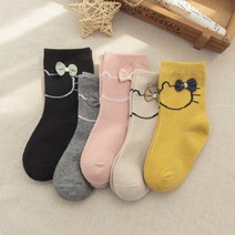 드레스하우스 여아용 미오 리본 양말 5p