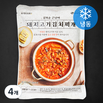 캐비아 김북순큰남비 돼지고기 김치찌개 (냉동), 4개, 500g
