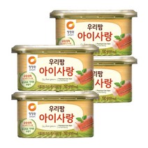 청정원 우리팜 아이사랑 햄통조림, 190g, 4개
