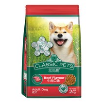컴페니언펫츠클래식 어덜트 쇠고기 애견사료, 2kg, 1개, 닭, 2kg, 1개