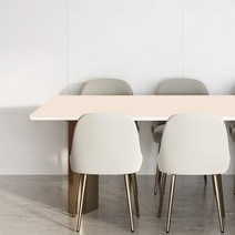 어나더 양면 가죽 방수 식탁보 모서리라운딩5mm, 75 x 120 cm, 아이보리 + 브라운