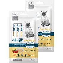 시니멀 캣수프 유리너리 5스틱, 연어맛, 2개