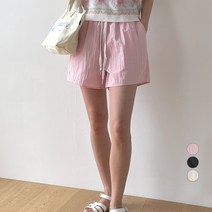Afinar 여성용 바스락 밴딩 쇼츠