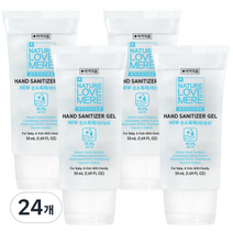 네이쳐러브메레 휴대용 손소독제, 24개, 50ml