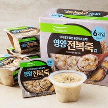 풀무원 영양 전복죽 컵, 260g, 6개