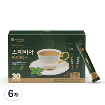 맥널티커피 스테비아 커피믹스, 9.5g, 30개입, 6개